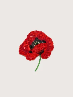 Trovelore Red Poppy Broche Discount