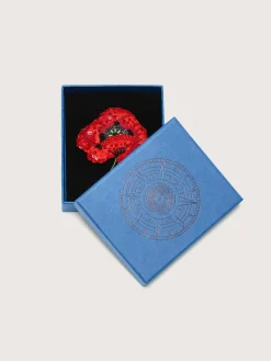 Trovelore Red Poppy Broche Discount