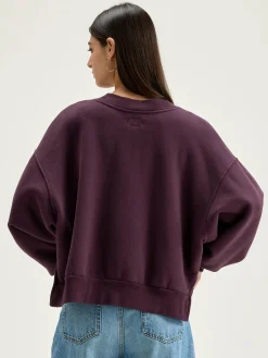 Bellerose Varola V-hals Sweatshirt Wine