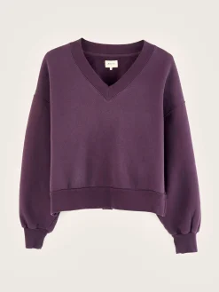 Bellerose Varola V-hals Sweatshirt Wine