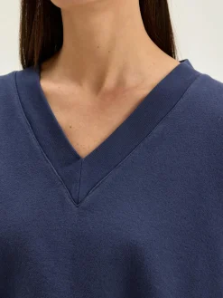 Bellerose Varola V-hals Sweatshirt Naval Best