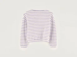 Bellerose Vaso Lange Mouwen T-shirt Bonbon / Ecru Sale