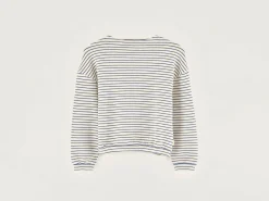 Bellerose Vaso Lange Mouwen T-shirt America / Ecru Outlet