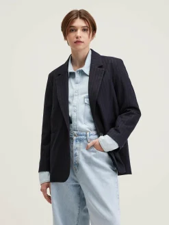 Bellerose Veil Relaxed Blazer Black beauty