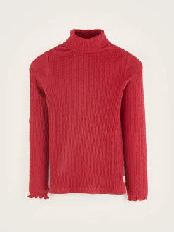 Bellerose Velfie Lange Mouwen T-shirt Red dahlia Discount