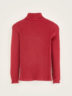 Bellerose Velfie Lange Mouwen T-shirt Red dahlia Discount