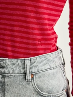 Bellerose Veras Slim T-shirt Braise / Fushia Hot