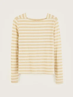 Bellerose Veras Slim T-shirt Antique white / Oatmeal Outlet