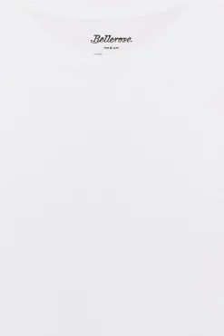 Bellerose Vinx Korte Mouwen T-shirt White