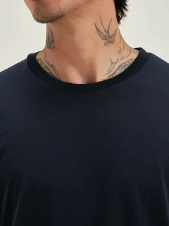 Bellerose Vinx Korte Mouwen T-shirt Navy Outlet