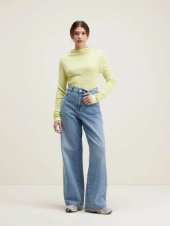 Bellerose Viory Slim T-shirt Antique white / Glow Best