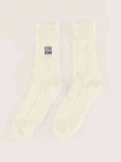 Bellerose Vocani Geribde Sokken Ecru Clearance